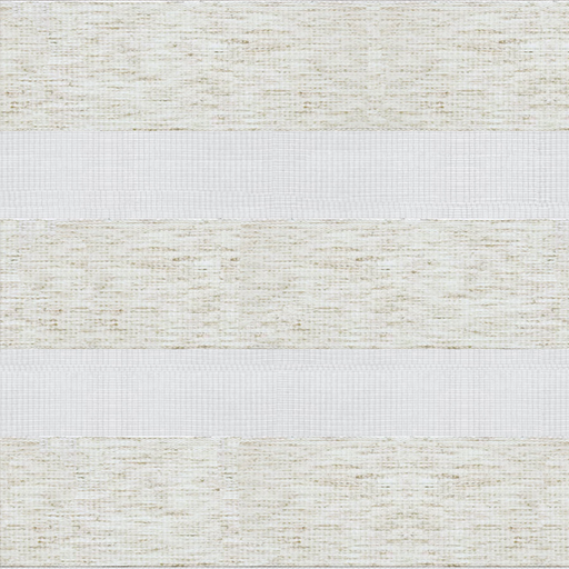 Рулонные шторы Зебра MGS зебра САХАРА 7425 белый лен, 210 см