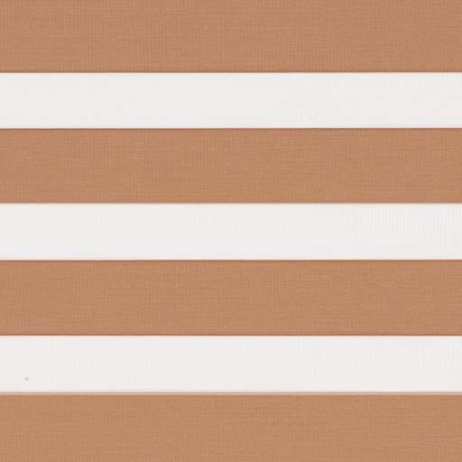 Рулонные шторы Зебра MINI зебра СОФТ 2868 светло-коричневый, 280 см