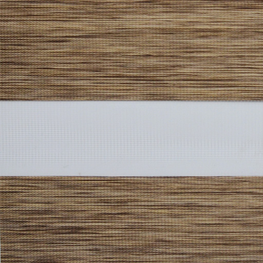 Рулонные шторы Зебра MINI зебра ВЕГА 2870 коричневый, 300 см