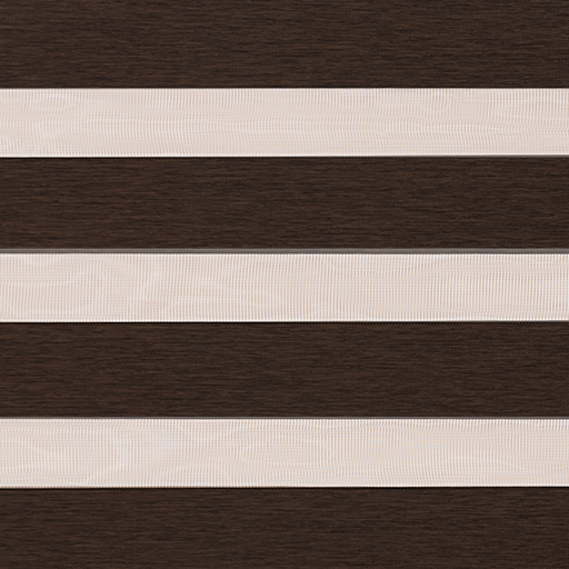 Рулонные шторы Зебра UNI-1 зебра ЭТНИК 2871 т. коричневый, 280 см