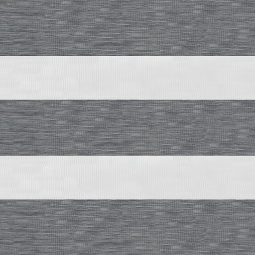 Рулонные шторы Зебра UNI-1 зебра ЛОТОС 1881 т. серый, 280 см