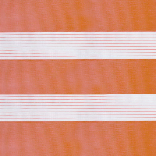 Рулонные шторы Зебра UNI-1 зебра СТАНДАРТ 3499 оранжевый, 280 см