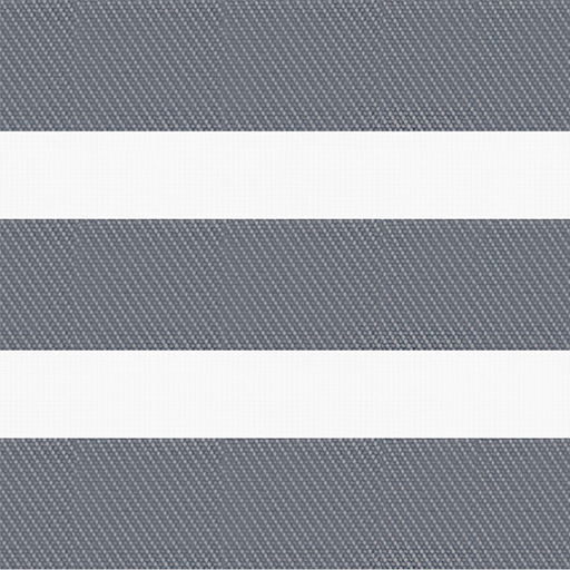 Рулонные шторы Зебра UNI-2 зебра ДАЙМОНД 1852 серый, 280 см