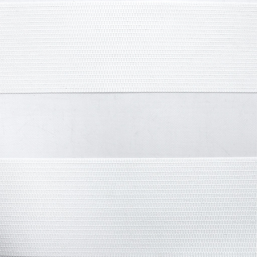 Рулонные шторы Зебра UNI-2 зебра ЛОРА 0225 белый, 300 см