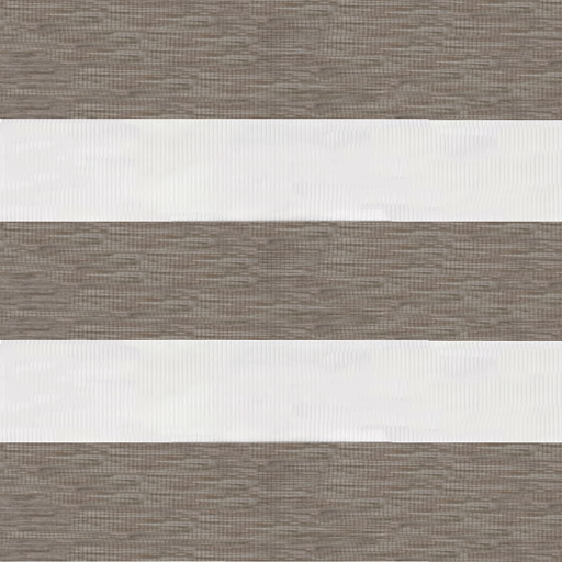 Рулонные шторы Зебра UNI-2 зебра ЛОТОС 2868 св. коричневый, 280 см