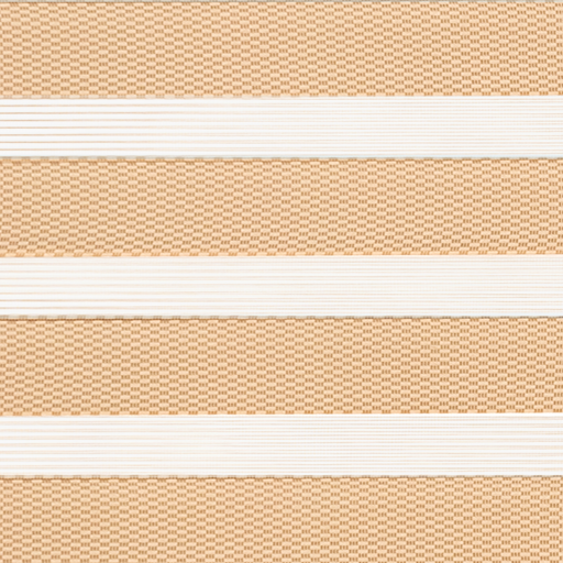 Рулонные шторы Зебра UNI-2 зебра ТЕТРИС 2406 бежевый, 280 см