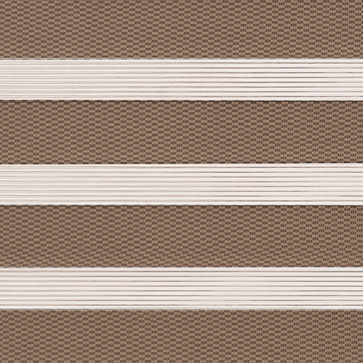 Рулонные шторы Зебра UNI-2 зебра ТЕТРИС 2746 темно-бежевый, 280 см