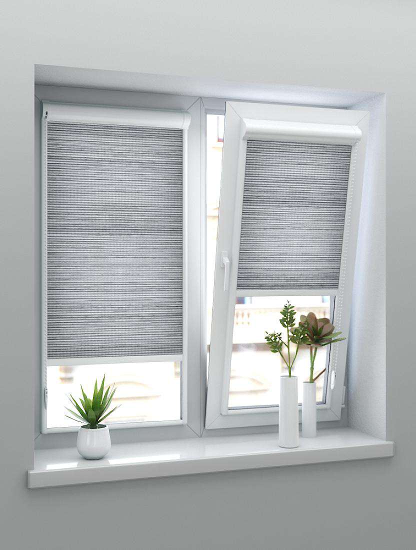 Рулонные шторы UNI-2 с пружиной ЯМАЙКА 1852 серый, 230 см