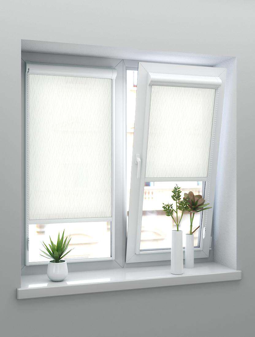 Рулонные шторы UNI-2 с пружиной НЕВАДА 2406 бежевый, 200 см