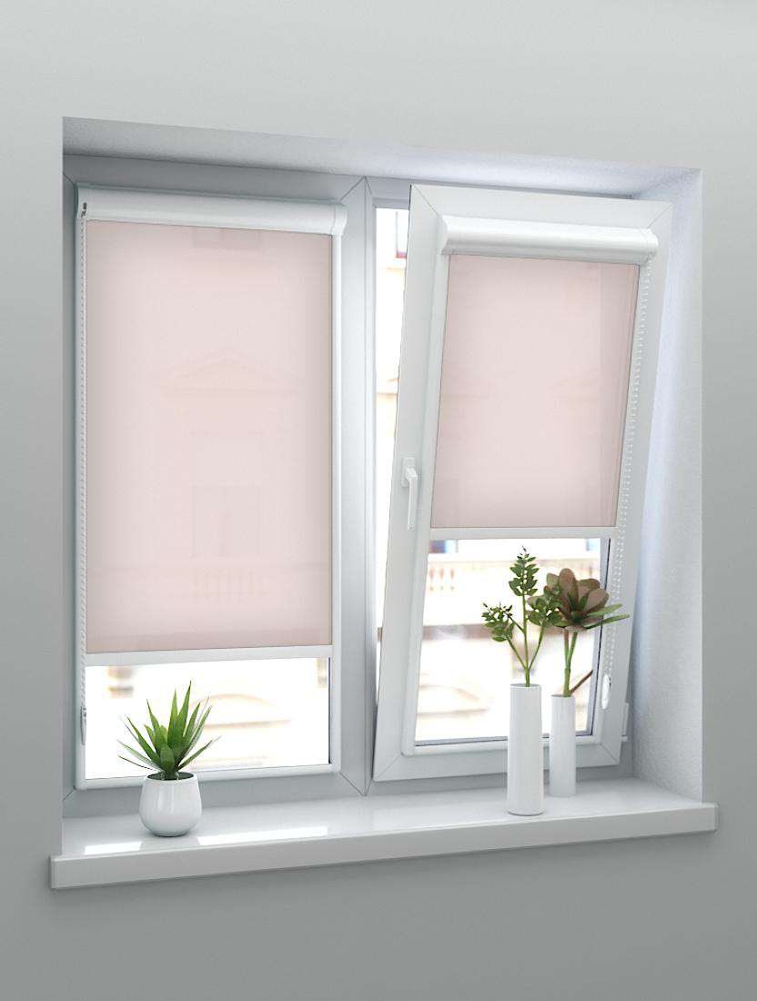 Рулонные шторы UNI-2 с пружиной ОМЕГА 2868 св. коричневый 250 см