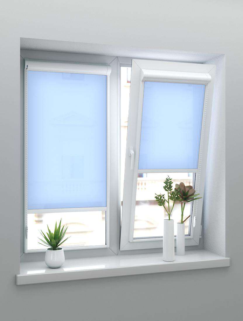 Рулонные шторы UNI-2 с пружиной ОМЕГА 4967 св.сиреневый 250 см