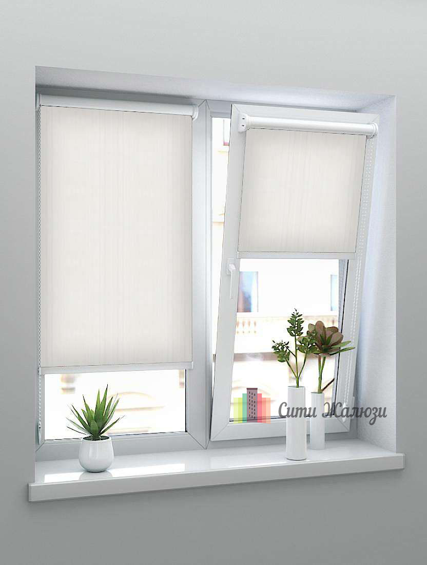 Рулонные шторы MINI НОВА 0225 белый, 200 см