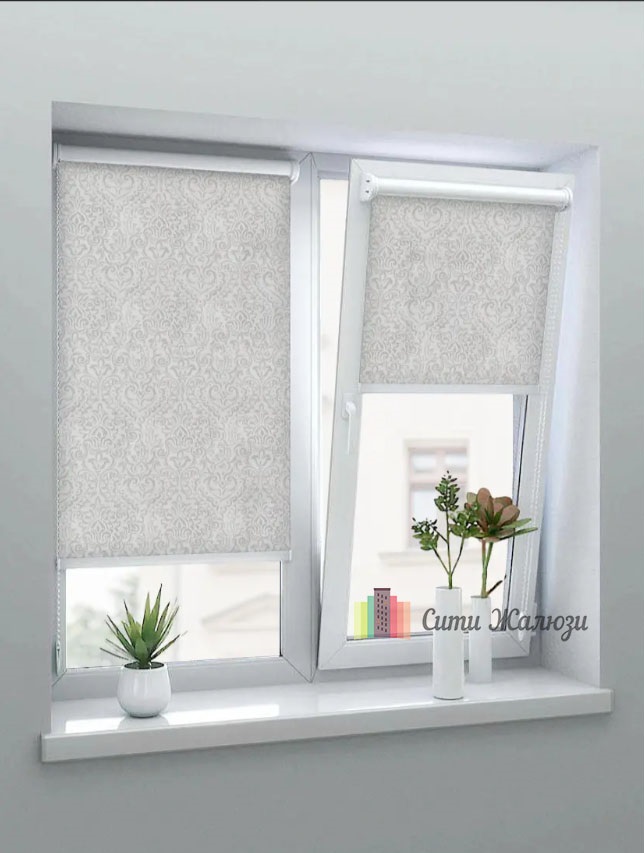 Рулонные шторы MINI КАРОЛИНА 2406 бежевый, 240 см